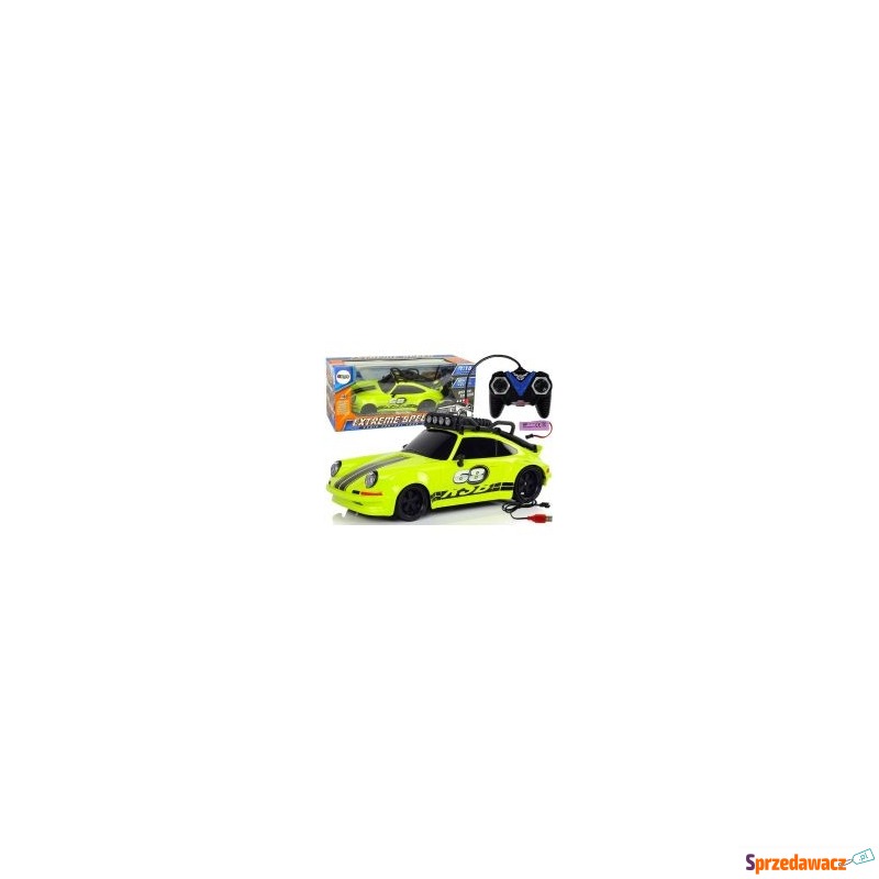  Samochód sportowy 1:18 zielony Leantoys - Samochodziki, samoloty,... - Pińczów