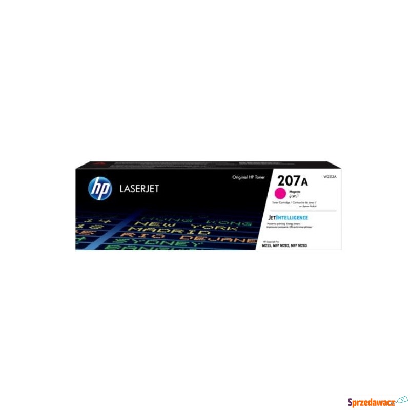 Oryginalny toner HP 207A purpurowy...