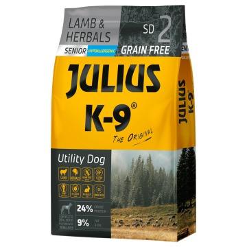 JULIUS K-9 Senior / Light, jagnięcina i zioła - 10 kg