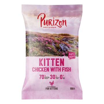 Purizon Kitten, kurczak i ryba – bez zbóż - 150 g