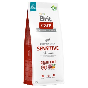 Brit Care Dog Grain-Free Sensitive, dziczyzna i ziemniaki - 2 x 12 kg