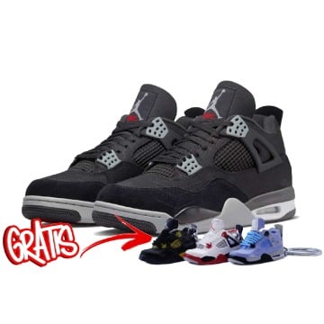Nike Air Jordan 4 Black Canvas / DH7138-006