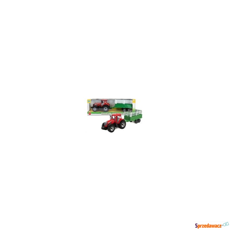  Mini farma Traktor z przyczepą Artyk - Samochodziki, samoloty,... - Włocławek