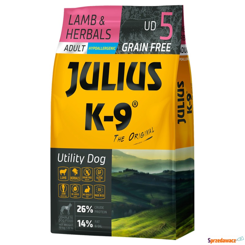 JULIUS K-9 Adult, jagnięcina i zioła - 2 x 10... - Karmy dla psów - Bytom