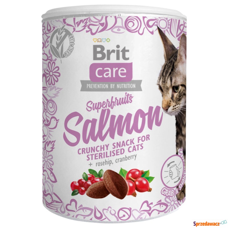 Brit Care Superfruits, łosoś, przysmak dla kota... - Przysmaki dla kotów - Gdańsk