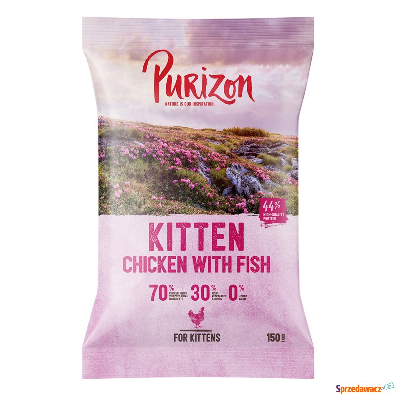 Purizon Kitten, kurczak i ryba – bez zbóż - 150 g - Karmy dla kotów - Bytom