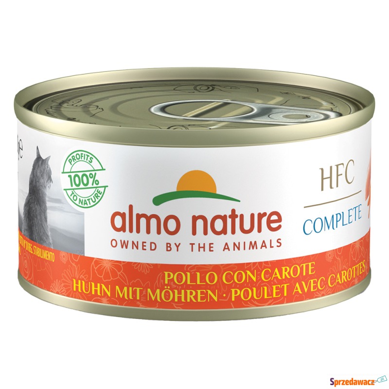 Almo Nature HFC Complete, 6 x 70 g - Kurczak z... - Karmy dla kotów - Biała Podlaska