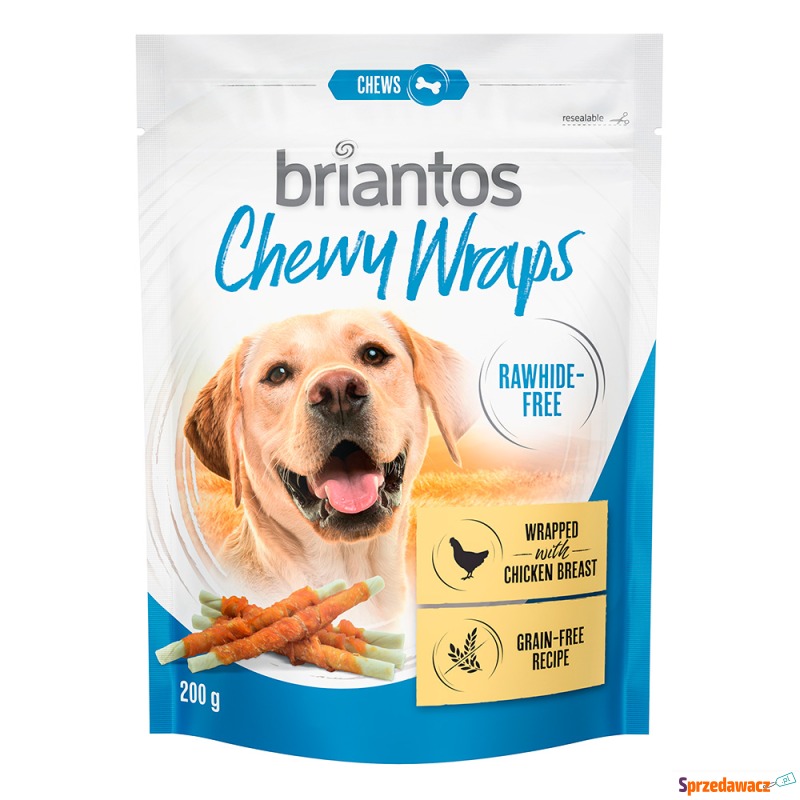 Briantos Chewy Wraps - Kurczak, 200 g - Przysmaki dla psów - Kędzierzyn-Koźle