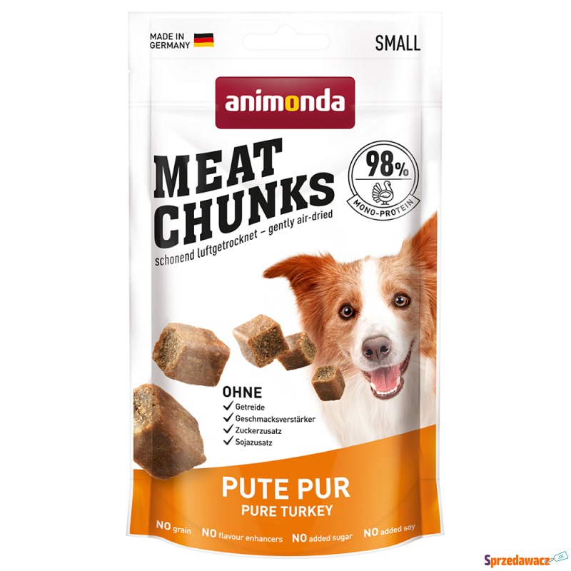 animonda Meat Chunks Small - Indyk, 60 g - Przysmaki dla psów - Kalisz