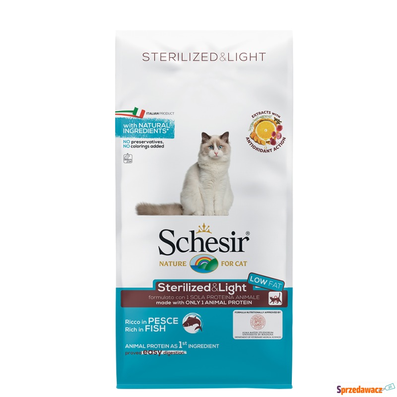 Schesir Sterilized, ryba - 2 x 10 kg - Karmy dla kotów - Wyczechowo