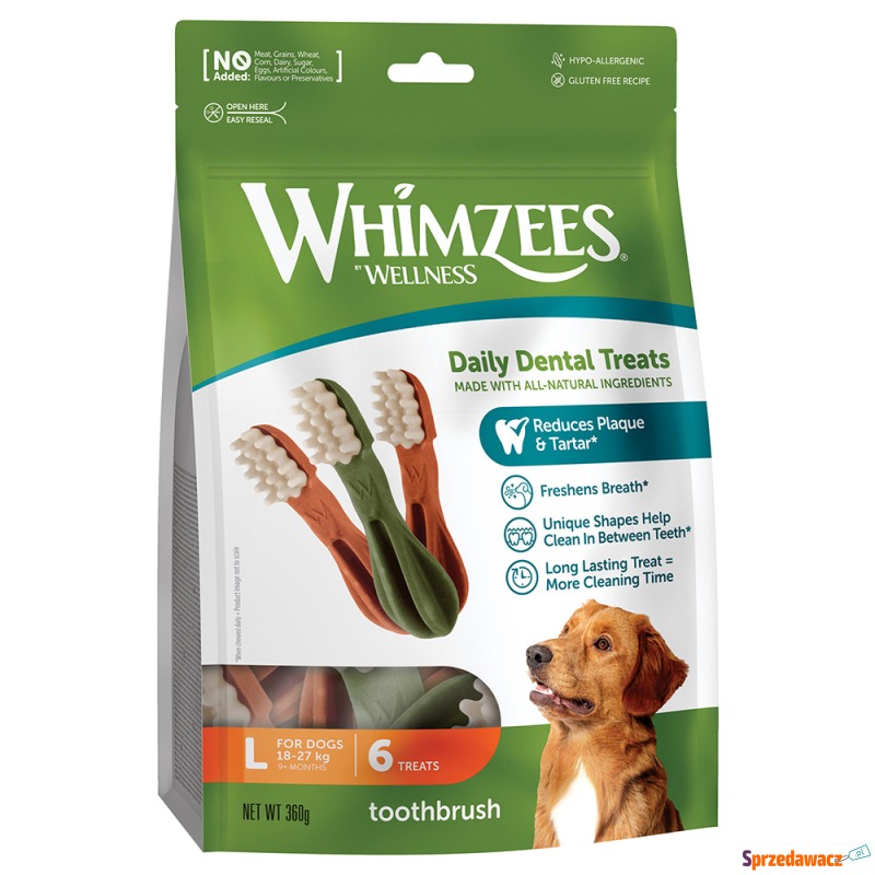Whimzees by Wellness Toothbrush - Rozmiar  L:... - Przysmaki dla psów - Opole