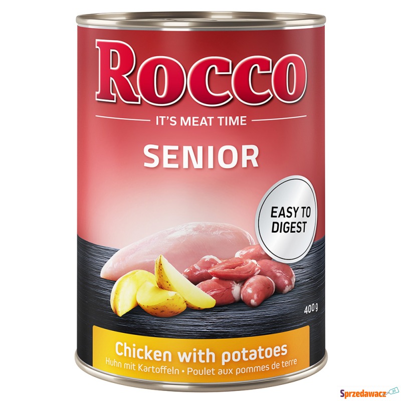 Rocco Senior, 6 x 400 g - Kurczak z ziemniakami - Karmy dla psów - Tychy