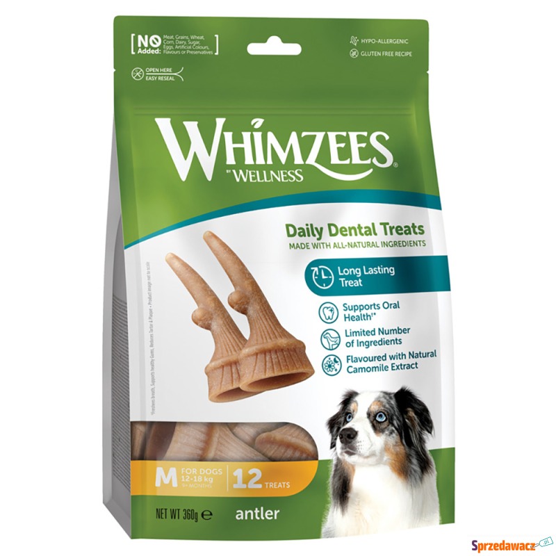 Whimzees by Wellness Occupy Antler - Rozmiar M:... - Przysmaki dla psów - Żyrardów