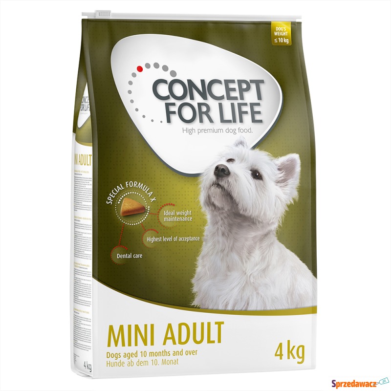 Concept for Life Mini Adult - 4 kg - Karmy dla psów - Zawiercie