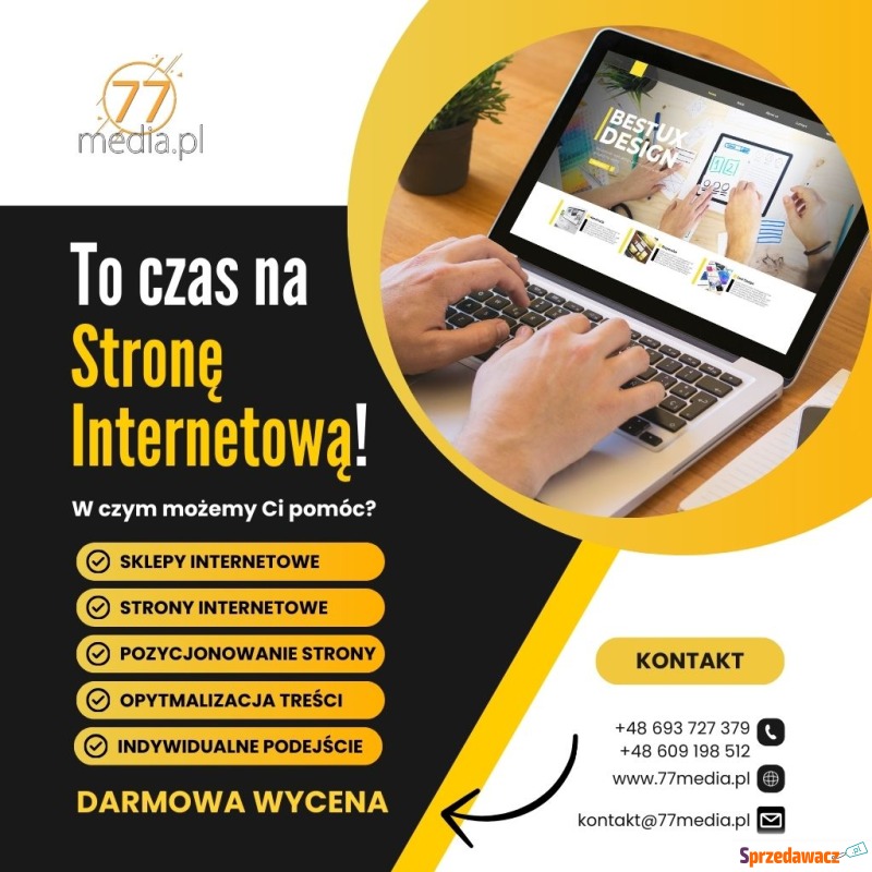 Przyciągnij więcej Klientów - Stwórz stronę i... - Usługi biznesowe - Wrocław