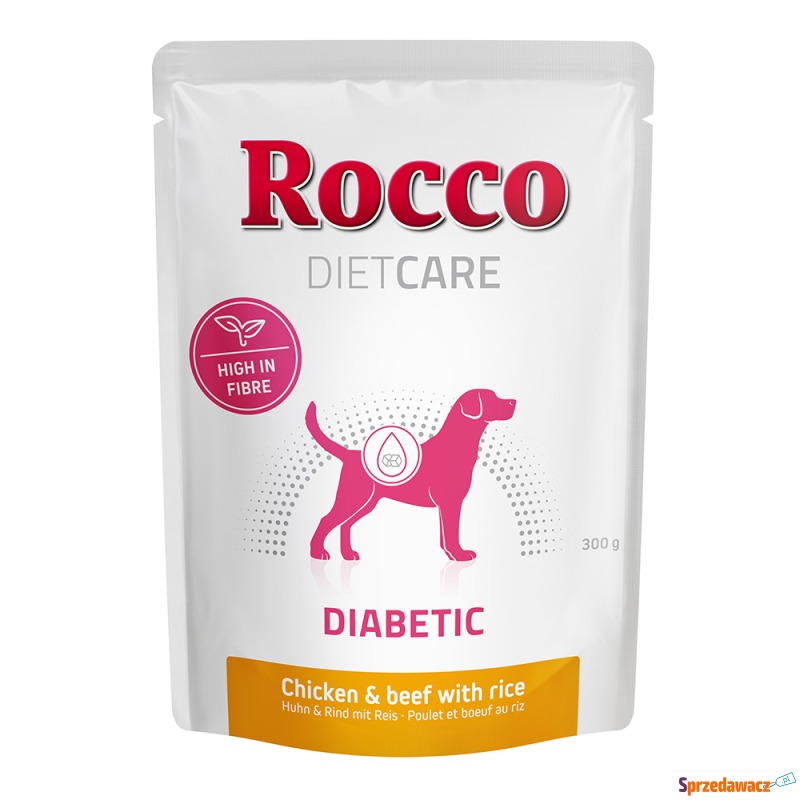 Rocco Diet Care Diabetic, kurczak i wołowina z... - Karmy dla psów - Gołków