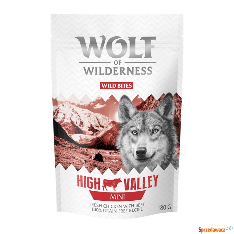 Wolf of Wilderness Snack – Wild Bites, 180 g -... - Przysmaki dla psów - Zielona Góra