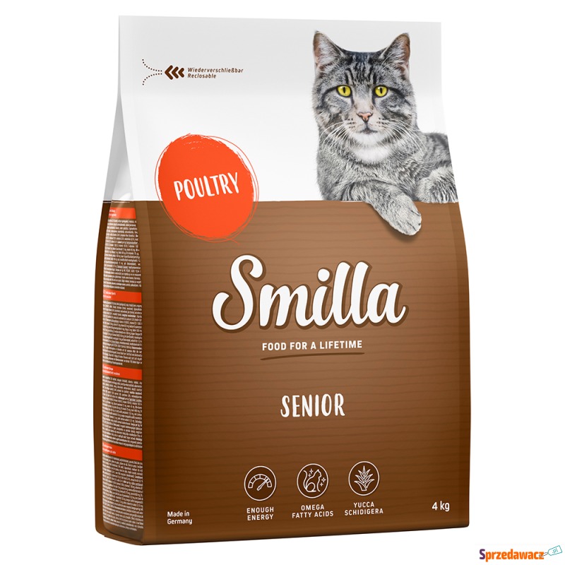 Smilla Senior Drób - 4 kg - Karmy dla kotów - Inowrocław