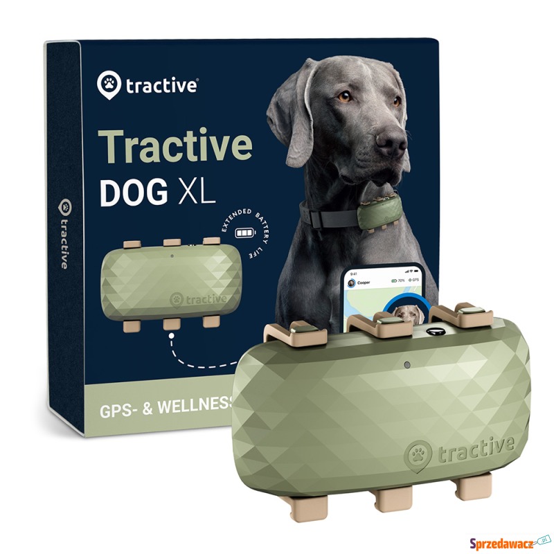 Tractive GPS Tracker XL dla psów - 1 szt. - Zabawki dla psów - Inowrocław