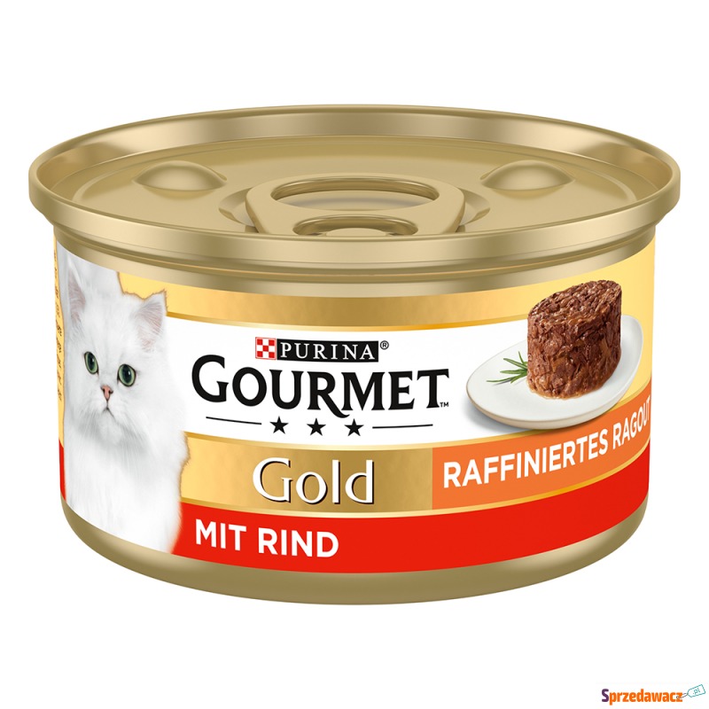 Megapakiet Gourmet Gold Ragout, w sosie, 48 x... - Karmy dla kotów - Gdynia