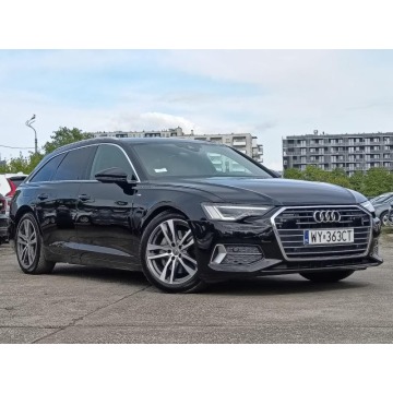 Audi A6 2018 prod. 50 TDI mHEV Quattro Sport Tiptronic, Bezwypadkowy, Salon Polska, VAT23%, S-line