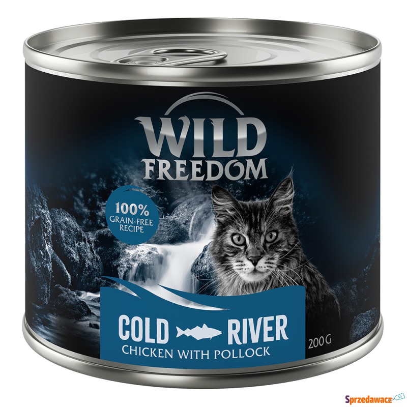 Wild Freedom Adult, 6 x 200 g - Cold River –... - Karmy dla kotów - Poznań