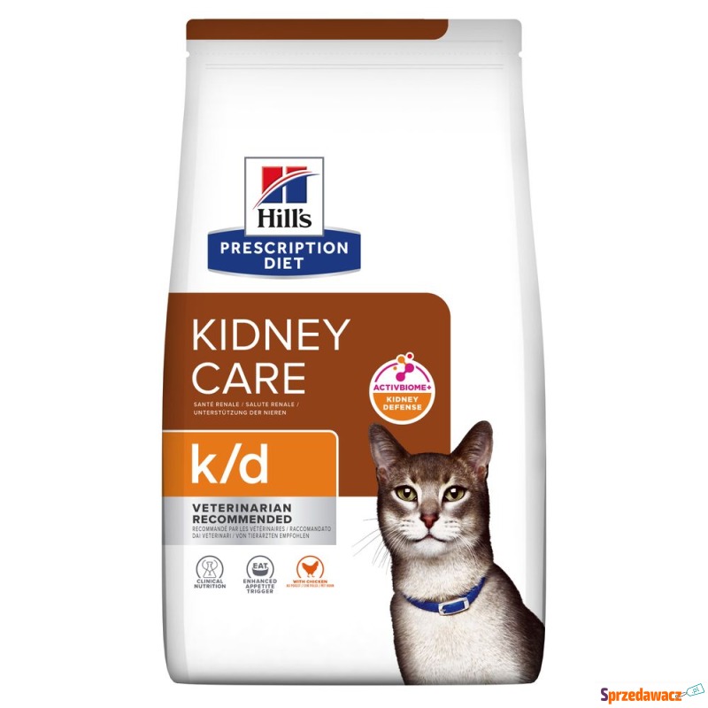Hill's Prescription Diet k/d Kidney Care, kurczak... - Karmy dla kotów - Tarnów