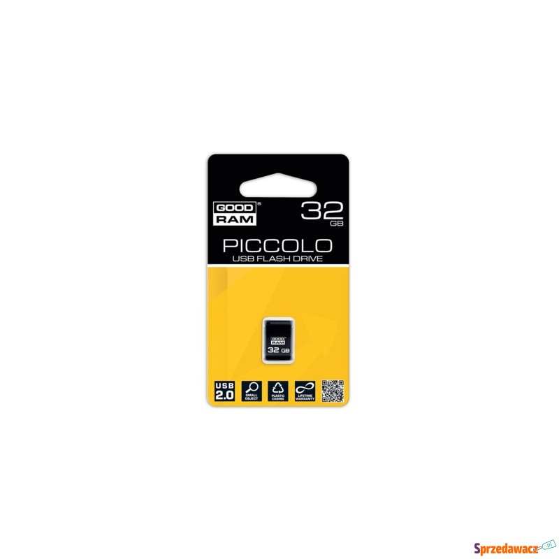 GOODRAM PICCOLO 32GB USB 2.0 Czarny - Pamięć flash (Pendrive) - Gliwice