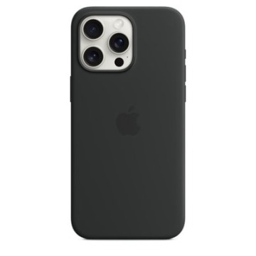 Etui Apple Silicone Case na iPhone 15 Pro Max MagSafe czarne