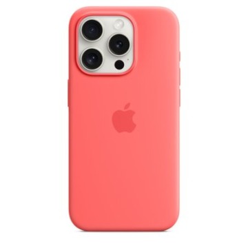 Etui Apple Silicone Case na iPhone 15 Pro MagSafe guawa