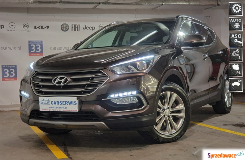 Hyundai Santa Fe  SUV 2016,  2.0 diesel - Na sprzedaż za 73 800 zł - Warszawa