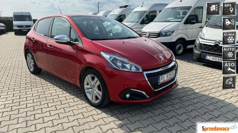 Peugeot 208  Hatchback 2019,  1.2 benzyna - Na sprzedaż za 36 900 zł - Leszno