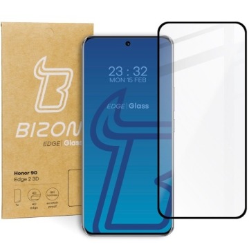 Szkło hartowane BIZON Glass Edge 2 3D do Honor 90