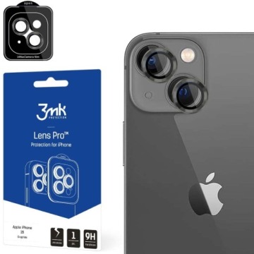 Osłona na aparat 3mk Lens Protection Pro 1 zestaw dla iPhone 15, srebrne