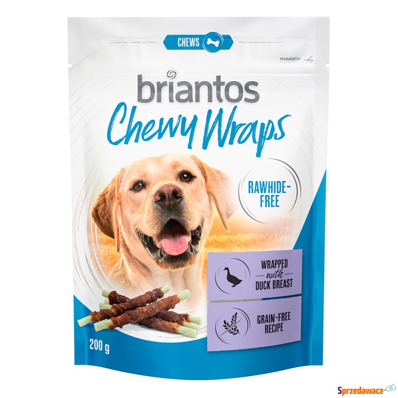 Briantos Chewy Wraps - Kaczka, 200 g - Przysmaki dla psów - Tarnobrzeg