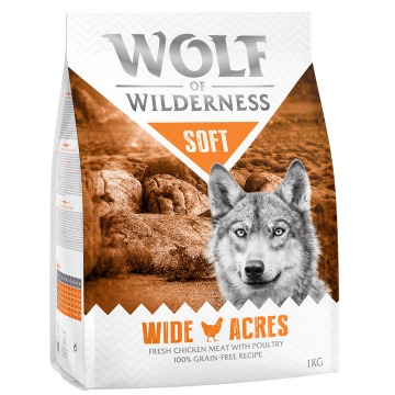Wolf of Wilderness „Soft – Wide Acres”, kurczak - 5 x 1 kg