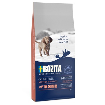 Bozita Grain Free Mother & Puppy XL, łoś - 12 kg