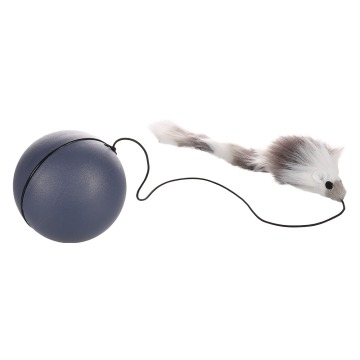Flamingo zabawka dla kota, piłka z myszką - 1 szt.