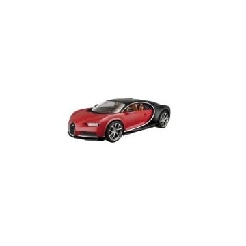  Bugatti Chiron black/red 1:18 BBURAGO 