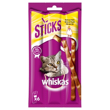 Whiskas Sticks, 14 x 36 g - Kurczak
