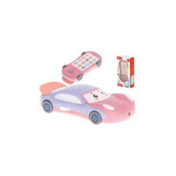  Projektor gwiazd telefon samochód z muzyką różowy 