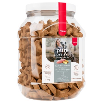 MERA pure sensitive Goody Snacks, 600 g - Indyk i ziemniaki