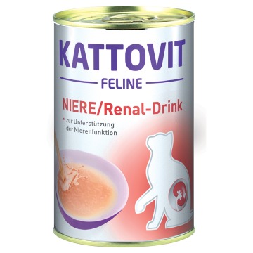 Kattovit Drink Renal napój wspomagający pracę nerek - Kurczak, 12 x 135 ml