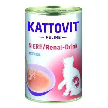 Kattovit Drink Renal napój wspomagający pracę nerek - Kaczka, 24 x 135 ml