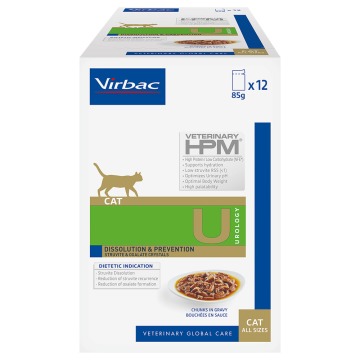 Virbac Veterinary Cat Urology Dissolution & Prevention dla kotów - 12 x 85 g