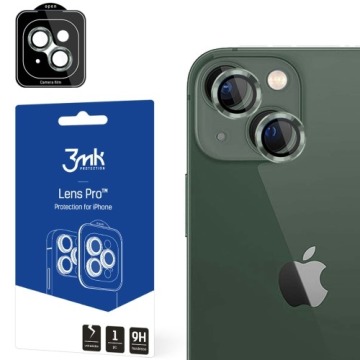Osłona na aparat 3mk Lens Protection Pro 1 zestaw dla iPhone 15 Plus, zielone