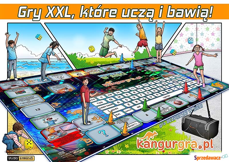 gra xxl bezpieczni w sieci dla dzieci do skakania,... - Interaktywne, kreatywne... - Kraków