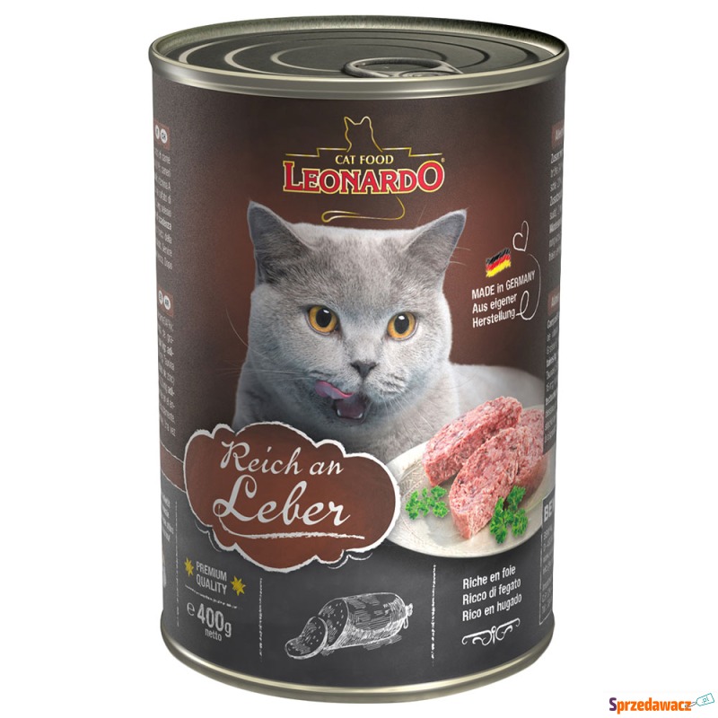 Leonardo All Meat, 6 x 400 g - Wątróbka - Karmy dla kotów - Gorzów Wielkopolski