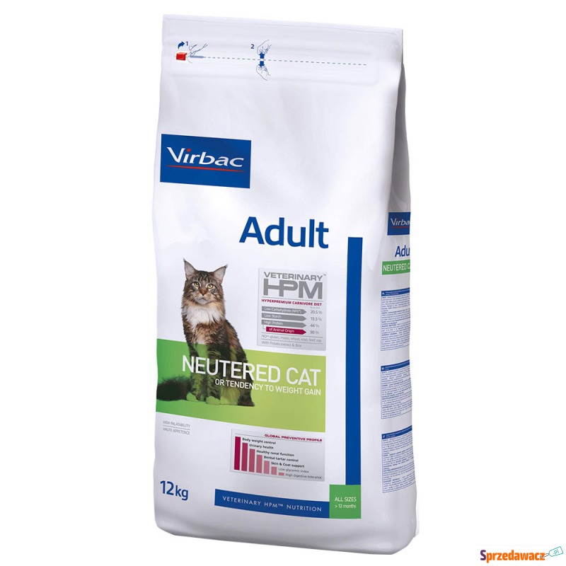 Virbac Veterinary HPM Adult Neutered dla kotów... - Karmy dla kotów - Toruń