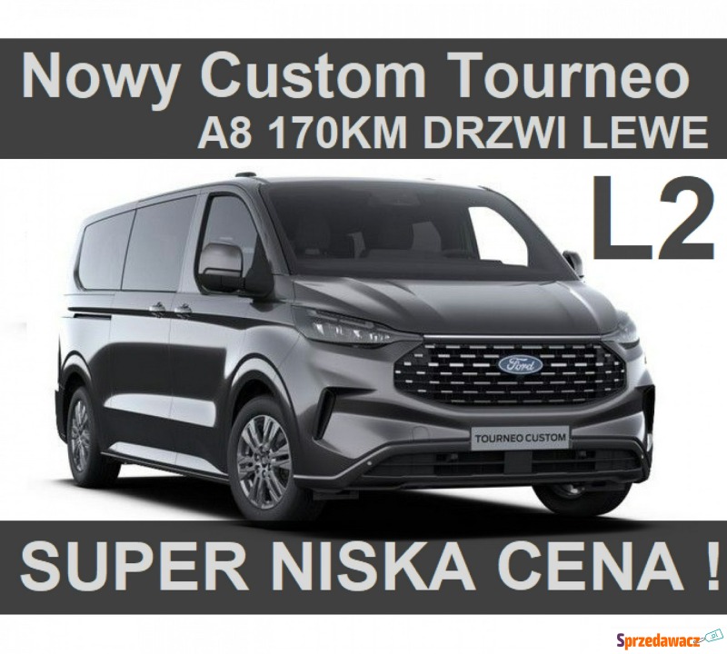 Ford Tourneo Custom  Minivan/Van 2024,  2.0 diesel - Na sprzedaż za 261 252 zł - Szczecinek